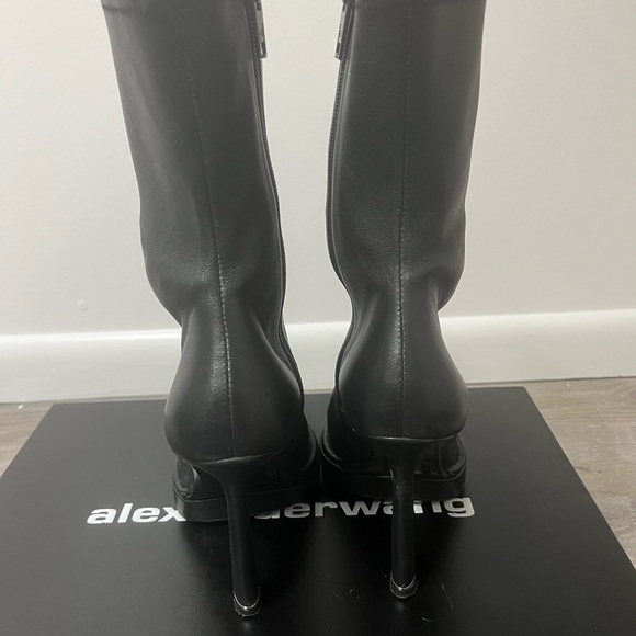 Alexander Wang Bardot Platform Bootie stretch Nappa - Picture 6 of 10